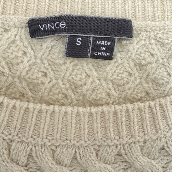 Vince Ombré Black, Gray, Cream Sweater, Size Small - Picture 4 of 4